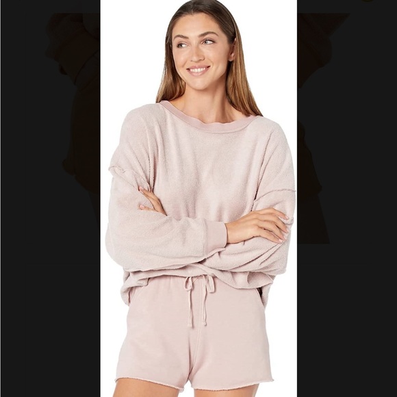 NWT Free People FP Movement Kelly Two Piece Matching Set in Color Rose - Picture 5 of 6